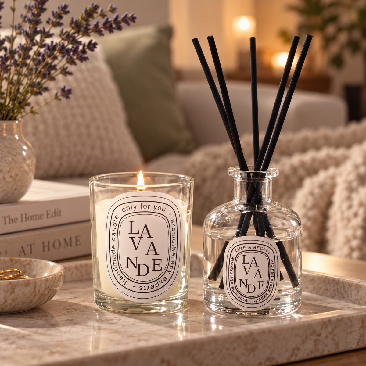 The Scented Candle & Reed Diffuser Set