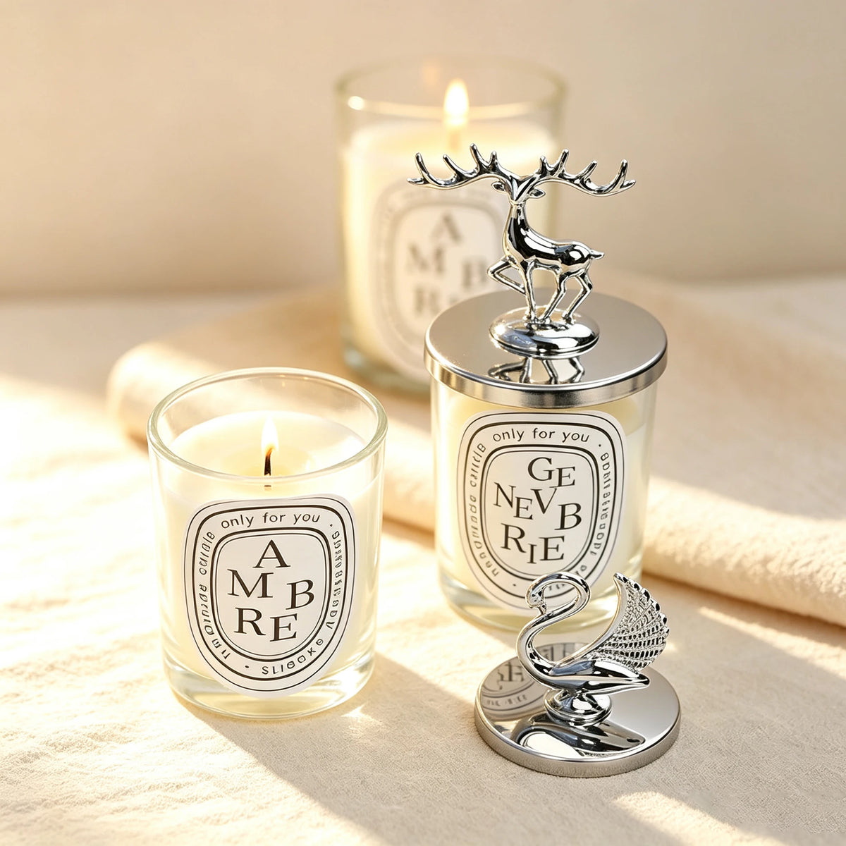 The Decorative Lidded Scented Candle