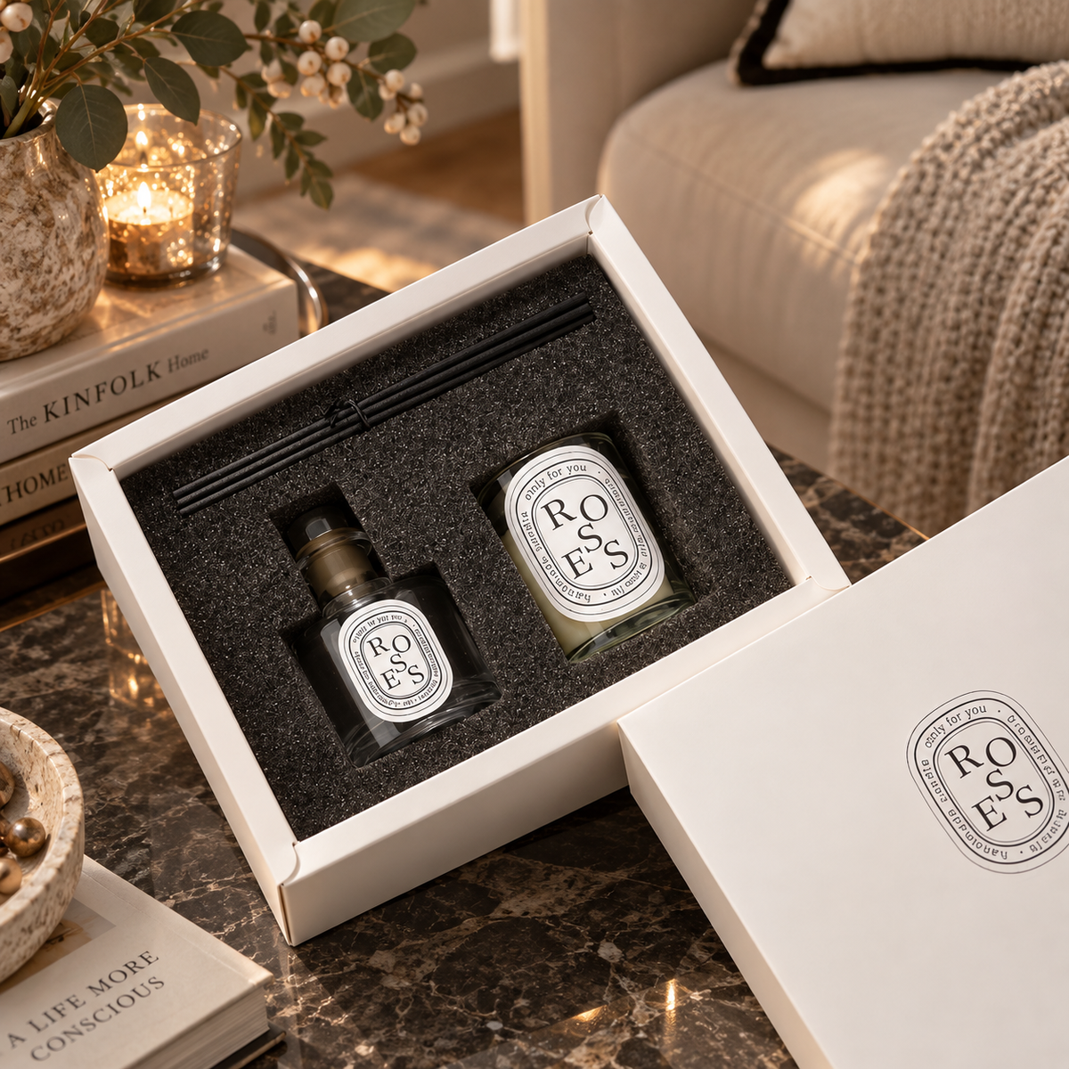 The Scented Candle & Reed Diffuser Set